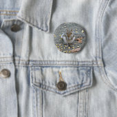 Badge Rond 5 Cm Série d'écureuils gris (En situation)