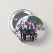 Badge Rond 5 Cm Série d'île de Mackinaw (Devant & derrière)