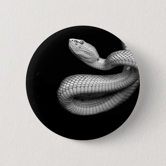 Badge Rond 5 Cm Serpent (Devant)