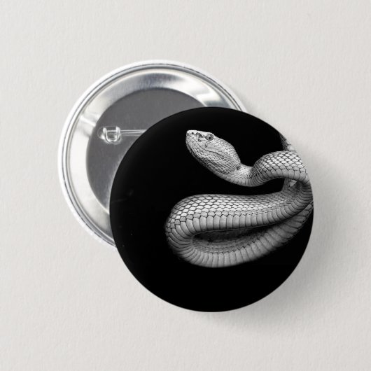 Badge Rond 5 Cm Serpent (Devant & derrière)