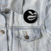 Badge Rond 5 Cm Serpent (En situation)