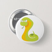 Badge Rond 5 Cm Serpent (Devant & derrière)