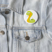 Badge Rond 5 Cm Serpent (En situation)