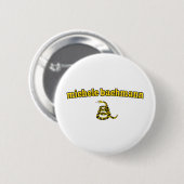 Badge Rond 5 Cm Serpent de Michele Bachmann Gadsden (Devant & derrière)