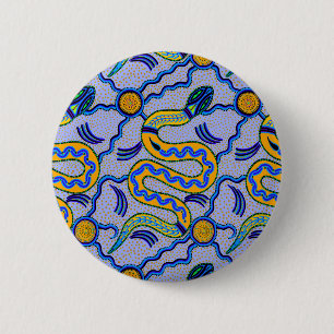 Badge Rond 5 Cm Serpent tribal