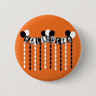Badge Rond 5 Cm Serpentin pour soirée rétro Halloween