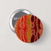 Badge Rond 5 Cm Serpents autochtones . (Devant & derrière)
