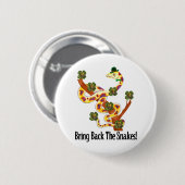 Badge Rond 5 Cm Serpents païens (Devant & derrière)