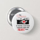 Badge Rond 5 Cm Serrage du coeur (Devant & derrière)