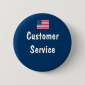 Badge Rond 5 Cm Service client (Devant)