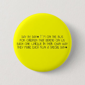 Badge Rond 5 Cm Service d'autobus jour après jour