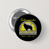 Badge Rond 5 Cm Service de taxi Schipperke (Devant & derrière)