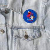Badge Rond 5 Cm Sesame Street | Elmo & Tango en course (En situation)