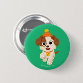 Badge Rond 5 Cm Sesame Street | Tango d'hiver (Devant & derrière)