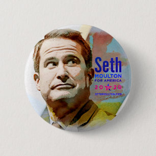 Badge Rond 5 Cm Seth Moulton pour l'Amérique 2020