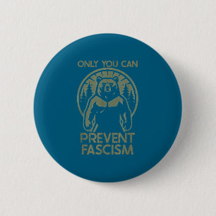 Badge Rond 5 Cm Seul Vous Pouviez Empêcher le Fascisme Résistance