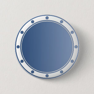 Badge Rond 5 Cm SEULEMENT dégradés de COULEUR - bleu + anneaux & p