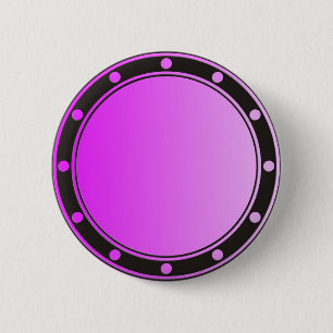 Badge Rond 5 Cm SEULEMENT dégradés de COULEUR - rosa rose + anneau