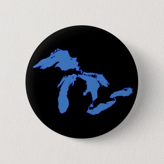 Badge Rond 5 Cm Seuls de Great Lakes bouton rond - (Devant)