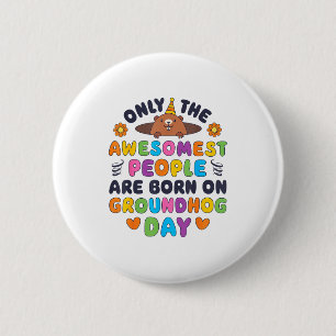 Badge Rond 5 Cm Seuls les plus géniaux naissent le jour de la marm