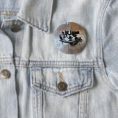 Badge Rond 5 Cm Sextant Antique (En situation)
