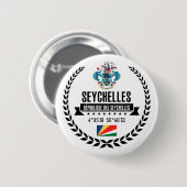 Badge Rond 5 Cm Seychelles (Devant & derrière)