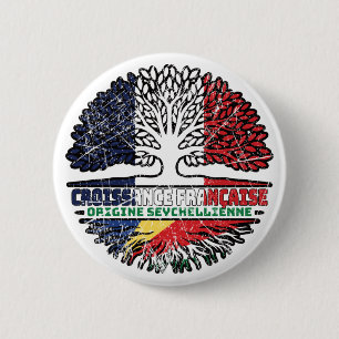 Badge Rond 5 Cm Seychelles Seychelloise