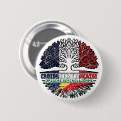 Badge Rond 5 Cm Seychelles Seychelloise (Devant & derrière)