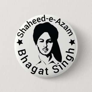 Badge Rond 5 Cm Shaheed-e-Azam Bhagat Singh