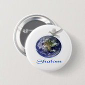 Badge Rond 5 Cm shalom (Devant & derrière)