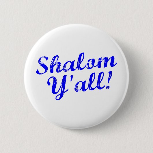Badge Rond 5 Cm Shalom vous ! (Devant)
