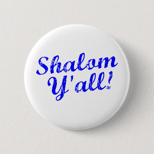 Badge Rond 5 Cm Shalom vous !
