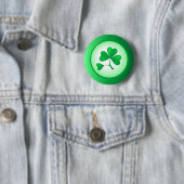 Badge Rond 5 Cm Shamrock (En situation)