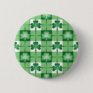 Badge Rond 5 Cm Shamrock