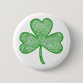 Badge Rond 5 Cm Shamrock (Devant)
