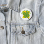 Badge Rond 5 Cm Shamrock (En situation)