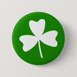 Badge Rond 5 Cm Shamrock