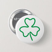 Badge Rond 5 Cm Shamrock (Devant & derrière)