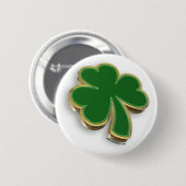 Badge Rond 5 Cm shamrock 3D (Devant & derrière)