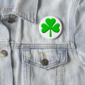 Badge Rond 5 Cm shamrock 3d (En situation)