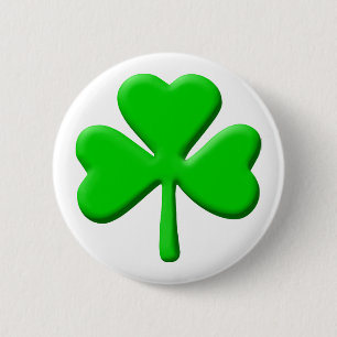 Badge Rond 5 Cm shamrock 3d