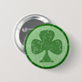 Badge Rond 5 Cm Shamrock ancien (Devant & derrière)