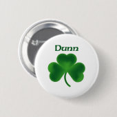Badge Rond 5 Cm Shamrock de Dunn (Devant & derrière)