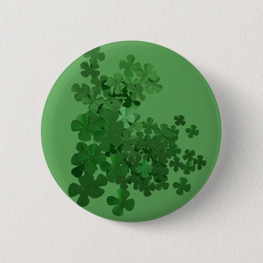 Badge Rond 5 Cm Shamrock de la Saint-Patrick (Devant)