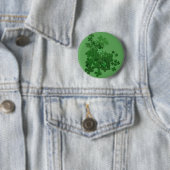 Badge Rond 5 Cm Shamrock de la Saint-Patrick (En situation)