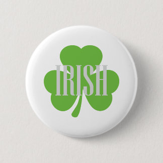 Badge Rond 5 Cm shamrock irlandais