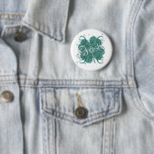 Badge Rond 5 Cm Shamrock irlandais (En situation)