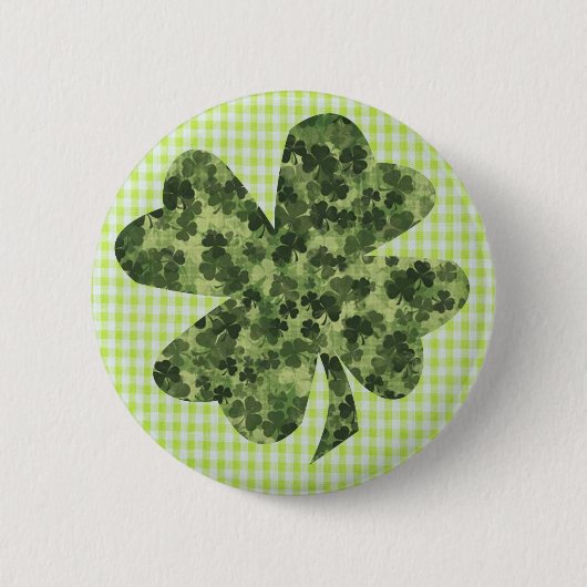 Badge Rond 5 Cm Shamrock Meadow 2 (Devant)