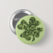 Badge Rond 5 Cm Shamrock Meadow 2 (Devant & derrière)
