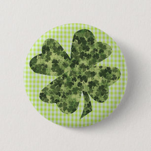Badge Rond 5 Cm Shamrock Meadow 2